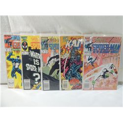 LOT 6 MARVEL WEB OF SPIDER-MAN COMICS