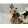 Image 4 : LOT 4 COTTAGE COLLECTIBLE WINTER BEAR DEER