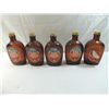 Image 1 : LOT 5 VINTAGE LOG CABIN SYRUP BOTTLES