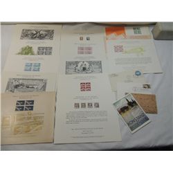 BUREAU OF ENGRAVING & PRINTING CARDS, STAMPS, POST