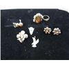 Image 3 : LOT 7 SILVER ASSORTED JEWELRY RINGS, EARRINGS, PIN