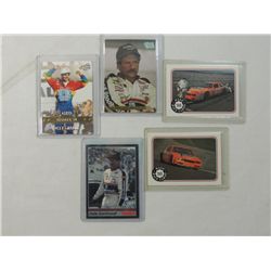 LOT 5 MISC NASCAR TRADING CARDS GORDON, EARNDHART