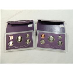 1989 & 1992 UNITED STATES MINT PROOF COIN SET