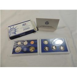 2000 UNITED STATES MINT PROOF COIN SET