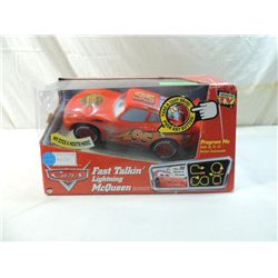 FAST TALKIN LIGHTING MCQUEEN TOY CAR