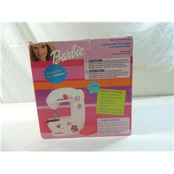 BARBIE LIGHTWEIGHT PORTABLE SEWING MACHINE