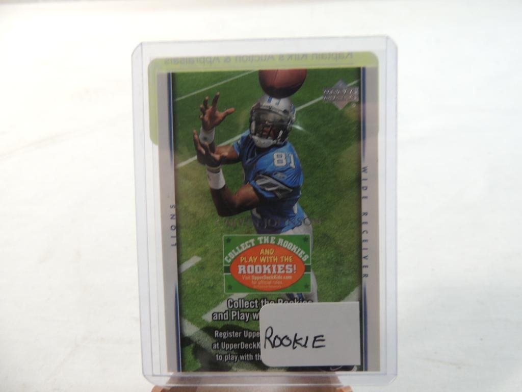 2007 UPPER DECK CALVIN JOHNSON ROOKIE CARD