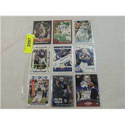 LOT 9 MISC PEYTON MANNING CARDS