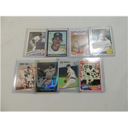 LOT 8 MISC STAR BASEBALL CARDS