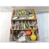 Image 2 : TACKLE BOX FULL ASSORTED FISHING EQUIPMENT