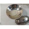 Image 3 : SILVER PEDISTAL CANDY DISH & BUTTER DISH