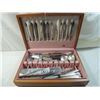 Image 1 : FLATWARE CHEST FULL OF SILVERWARE