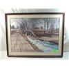 Image 1 : TOM HEFLIN SIGNED LITHOGRAPH FRAMED ARTWORK