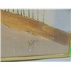 Image 3 : LARGE CANVAS MOUTAINS PAINTING FRAMED