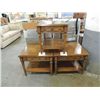 Image 1 : LOT 3 VINTAGE SIDE END TABLES