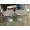 Image 1 : PAIR TWO SMALL ROUND SIDE TABLES