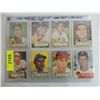 Image 2 : LOT 8 1952 TOPPS BASEBALL CARDS: VERNON, SIEVERS,J