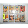 Image 1 : LOT 8 1952 TOPPS BASEBALL CARDS: HANSEN, SCHEIB, O
