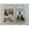 Image 1 : LOT 2 ROBERTO CLEMENTE GRADED BASEBALL CARDS