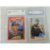 Image 1 : LOT 2 WILLIE STARGELL & BARRY BONDS GRADED CARD