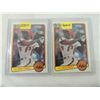 Image 1 : LOT 2 1983 DONRUSS JULIO FRANCO #525 ROOKIE CARD