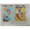 Image 1 : LOT 2 1969 TOPPS RON SANTO & BOB GIBSON CARDS