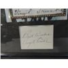 Image 2 : LARGE CUT SIGNATURES & PHOTOS FRAMED MATTED