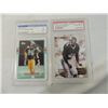 Image 1 : LOT 2 GRADED FOOTBALL CARDS: WOODSON, BURRESS