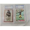 Image 1 : LOT 2 GRADED FOOTBALL CARDS: TERRY BRADSHAW