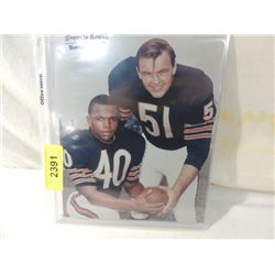 DICK BUTKUS & GALE SAYERS CHICAGO BEARS PHOTO