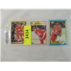 Image 1 : LOT 3 STEVE YZERMAN HOCKEY PLAYER CARDS