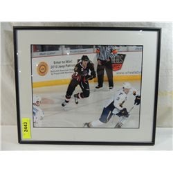 ROCKFORD ICEHOGS MATTED & FRAMED PHOTO