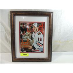 JONATHAN TOEWS MATTED & FRAMED PHOTO