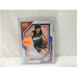 2009-10 UPPER DECK RICKY RUBIO BASKETBALL CARD