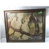 Image 2 : J. HENRY ELYTERS PARROTS PRINT FRAMED