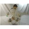 Image 1 : ELEGANT VINTAGE GLASS CHANDELIER