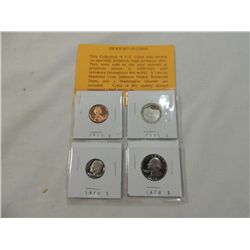 PROOF SET OF COINS ASSORTED DATES