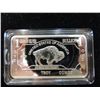 Image 1 : GERMAN SILVER 1 TROY OUNCE BISON BARQ