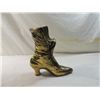 Image 1 : BRASS VICTORIAN BOOT PLANTER
