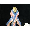 Image 3 : RARE 1904 CAMPAIGN PIN SEPIA ROOSEVELET STICK PIN