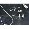 Image 2 : LOT 8 ASSORTED STERLING JEWLERY