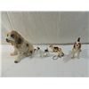 Image 1 : LOT 5 VINTAGE CERAMIC DOG FIGURINES
