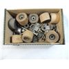 Image 1 : BOX LOT ASSORTED VINTAGE ROLLER SKATE WHEELS & PAT