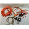 Image 1 : BOX LOT ASSORTED EXTENSION CORDS