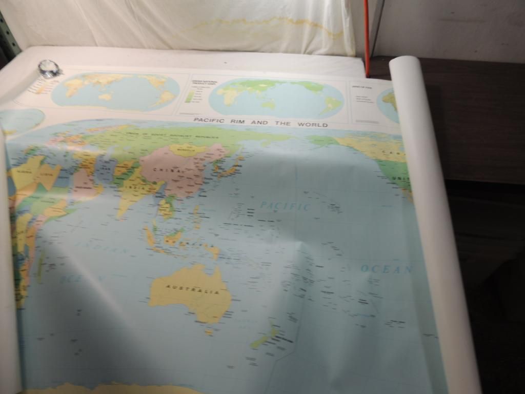 World Map In 1989 EXTRA LARGE 1989 WORLD ATLAS MAP