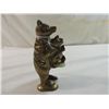 Image 2 : VINTAGE BRASS BEAR & BEAR CUB BANK
