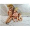 Image 1 : LOT 3 VINTAGE BABY DOLLS