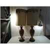 Image 1 : PAIR LARGE VINTAGE TABLE LAMPS