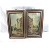 Image 2 : LOT 2 VINTAGE EUROPEAN WALL HANGING ART WORK