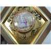 Image 2 : LOT 2 VINTAGE GENUINE PORCELAIN ART PLATE GOLD RIM